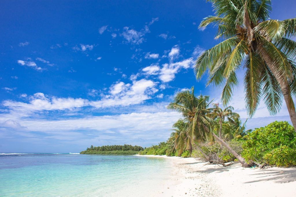 Playa en las Islas Maldivas