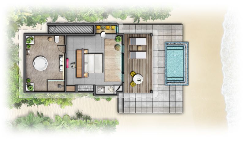  The Standard Maldivas - Plano Beach Villa  