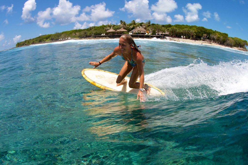 Surf en Maldivas